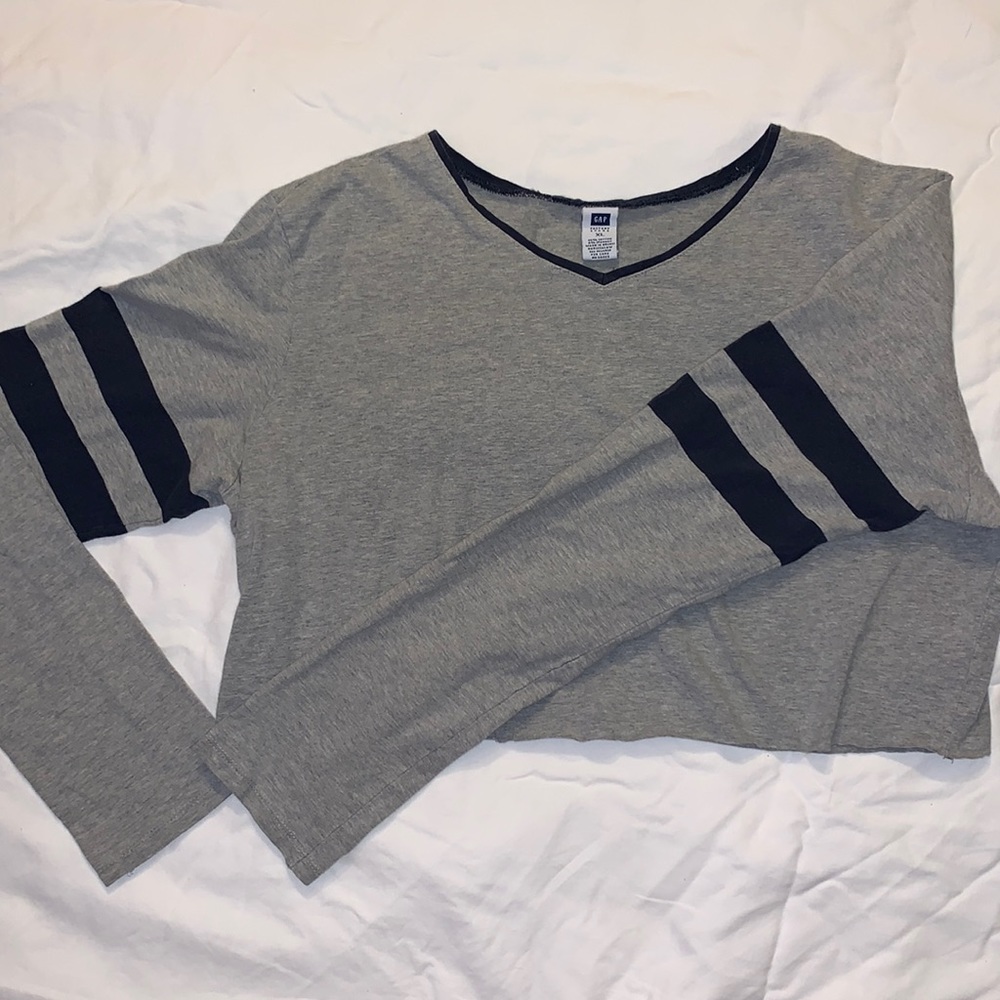 90s Long sleeve crop top